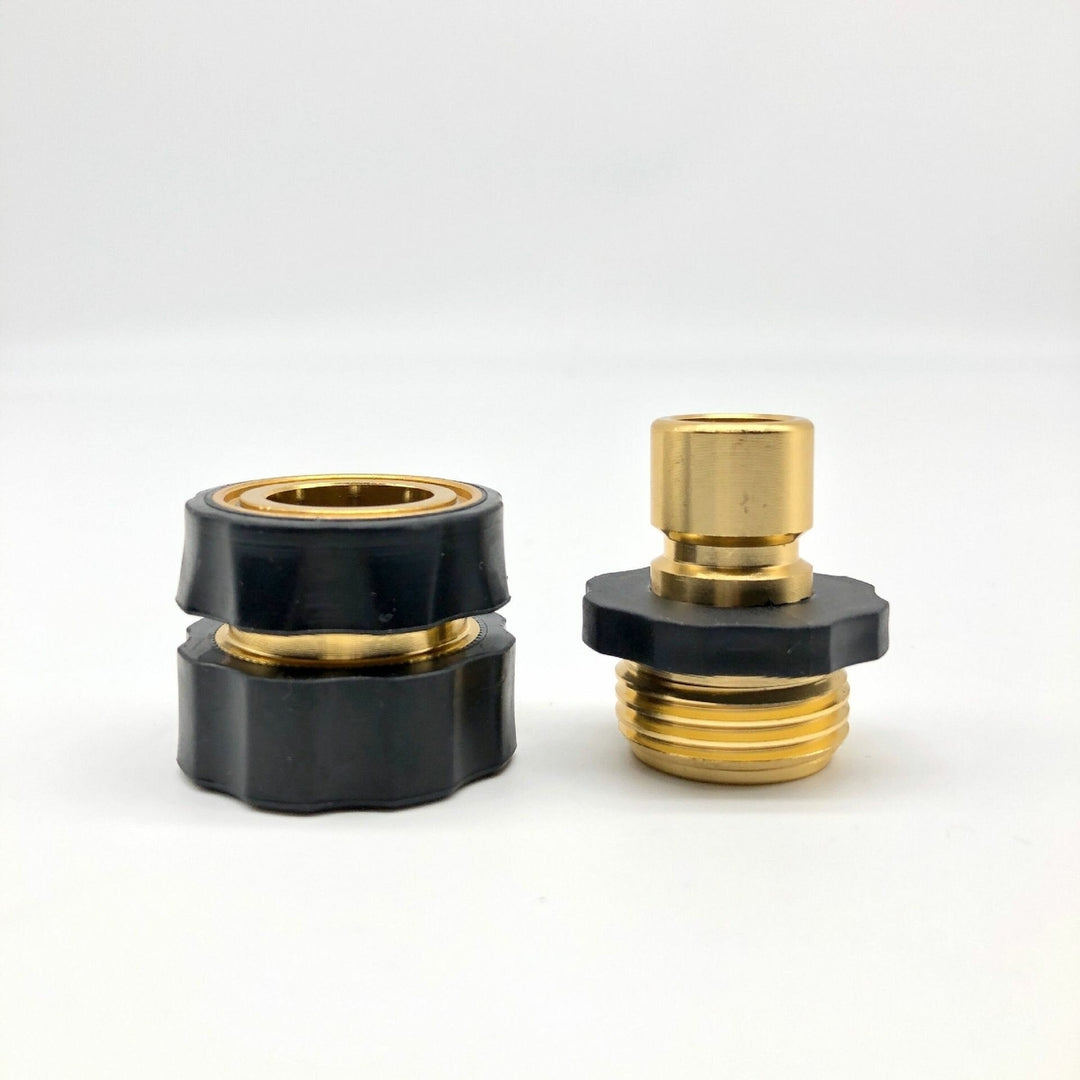 3,4 Inch Garden Hose Quick Connector Fittings Aluminum Easy Connector Fitting Male And Female Set Image 5