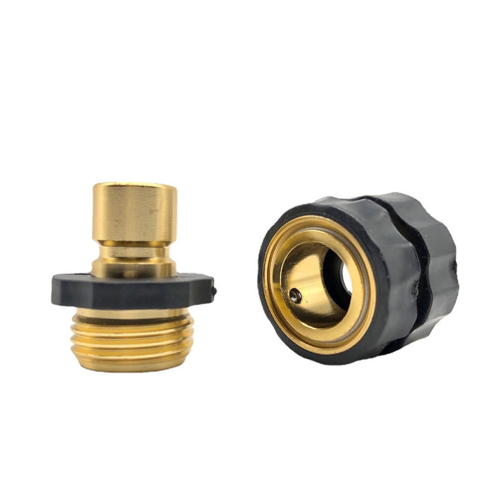 3,4 Water Hose Connector Universal Garden Quick Connect Set Quick-Connect Brass Adapter Image 6