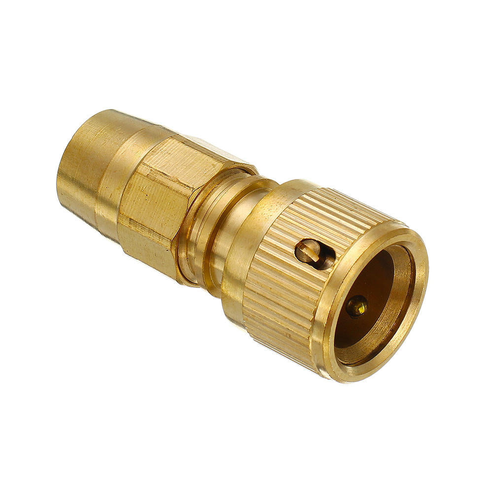 3,8 Brass Hose Connector Copper Garden Telescopic Pipe Fittings Washing Water Quick Connector Car Wash Clean Tools Quick Image 1