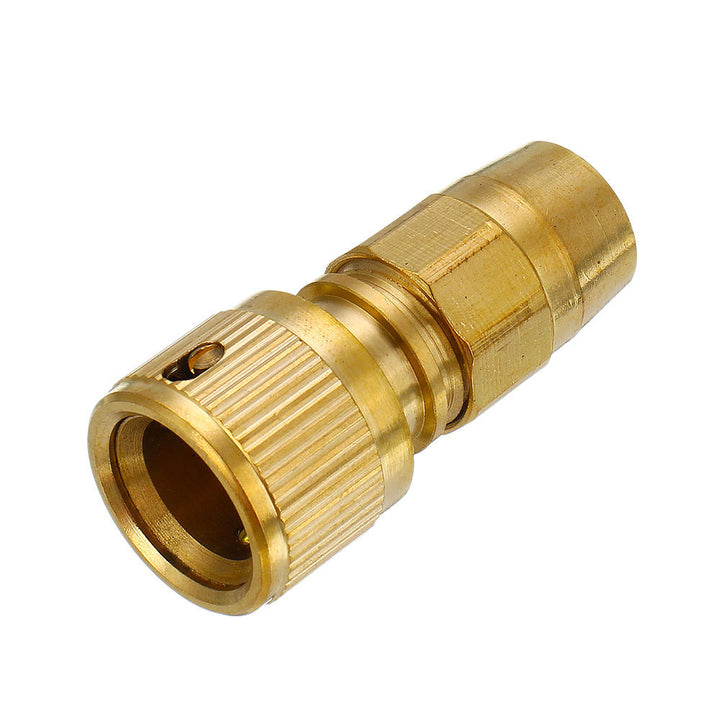 3,8 Brass Hose Connector Copper Garden Telescopic Pipe Fittings Washing Water Quick Connector Car Wash Clean Tools Quick Image 3