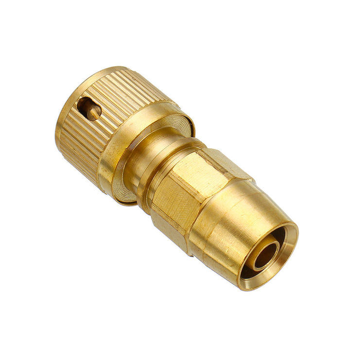 3,8 Brass Hose Connector Copper Garden Telescopic Pipe Fittings Washing Water Quick Connector Car Wash Clean Tools Quick Image 6