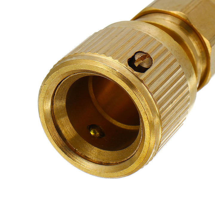 3,8 Brass Hose Connector Copper Garden Telescopic Pipe Fittings Washing Water Quick Connector Car Wash Clean Tools Quick Image 9