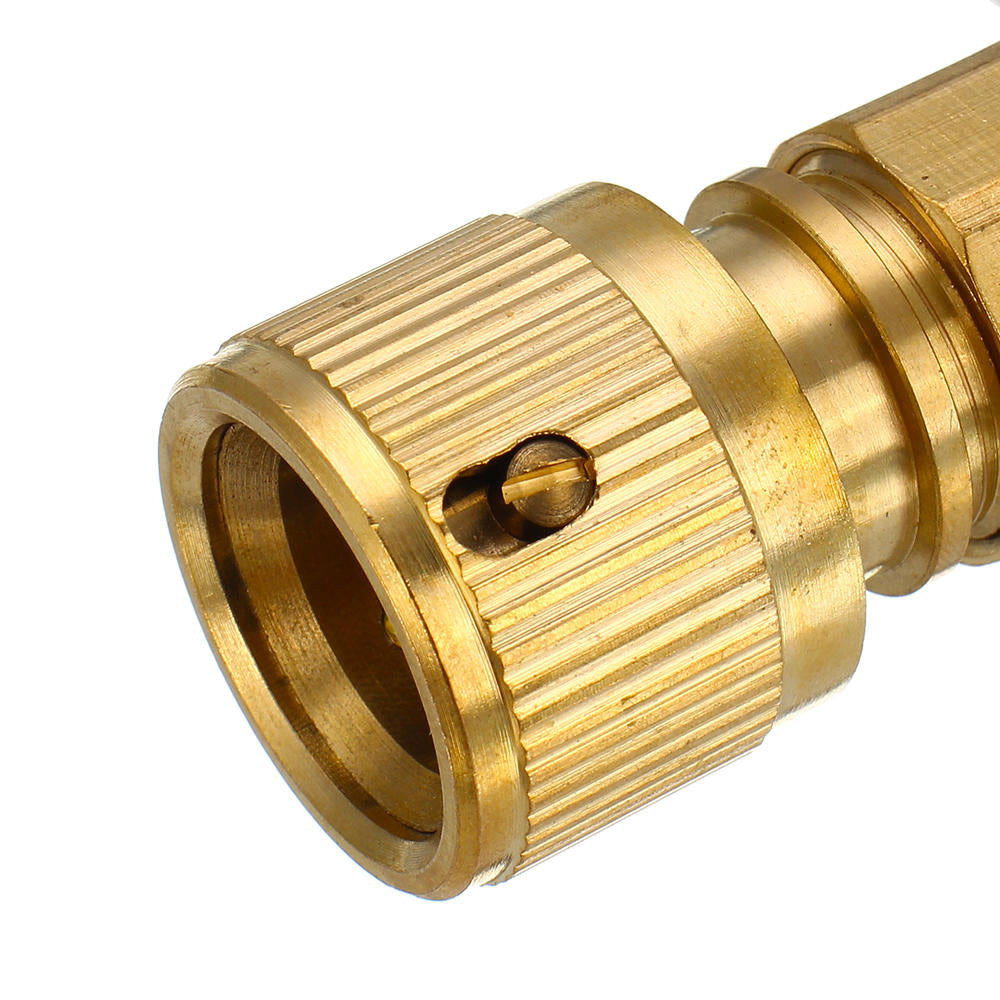 3,8 Brass Hose Connector Copper Garden Telescopic Pipe Fittings Washing Water Quick Connector Car Wash Clean Tools Quick Image 10