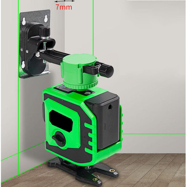 360 Rotary 12 Lines 3D Green Laser Level Cross Horizontal Measure Self Leveling Image 3