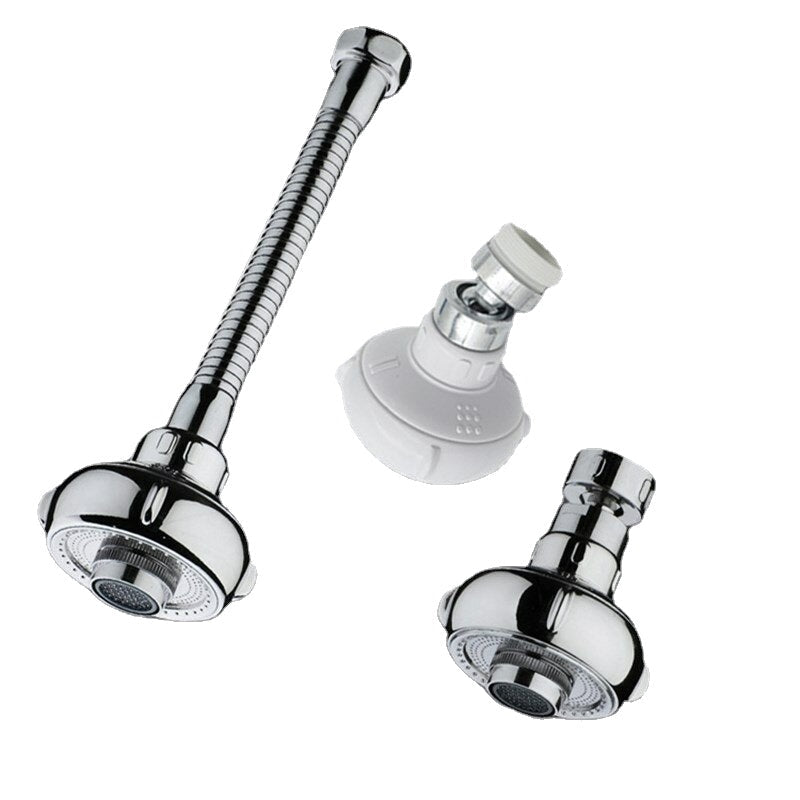 360 Rotate Faucet External Nozzle Booster Water Bubbler Device Sprinkler 2 Switching Modes Water-Saving High Pressure Image 1