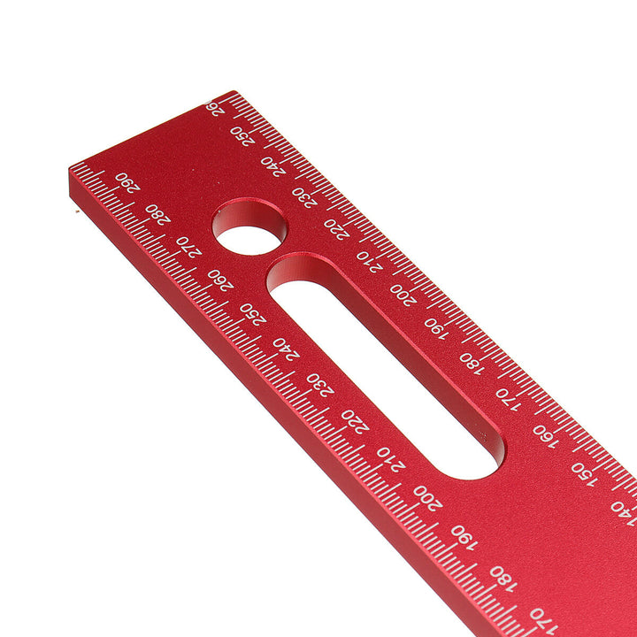 300x200mm Aluminum Alloy Precision Woodworking Square Right Angle Ruler with Base Image 8