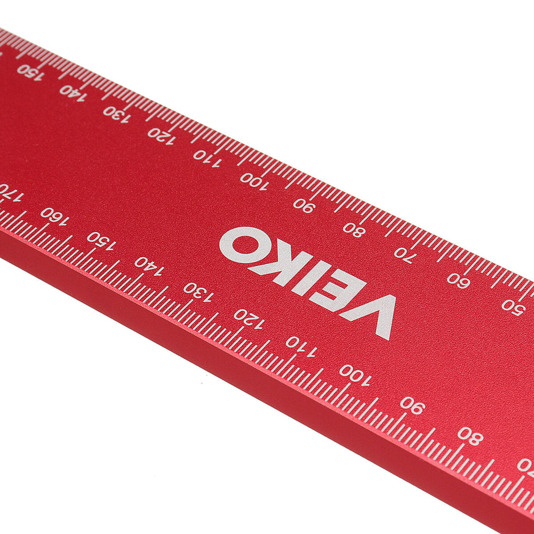 300x200mm Aluminum Alloy Precision Woodworking Square Right Angle Ruler with Base Image 9