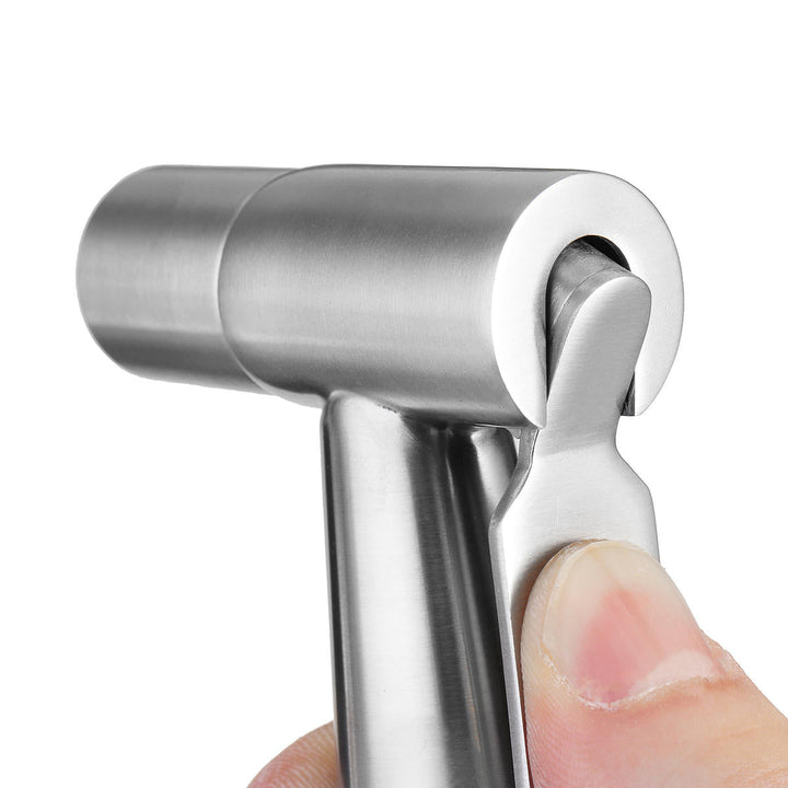 304 Stainless Steel Handheld Bidet Spray Shower Head Shattaf Toilet Two Water Methods Adapter Hose Image 4