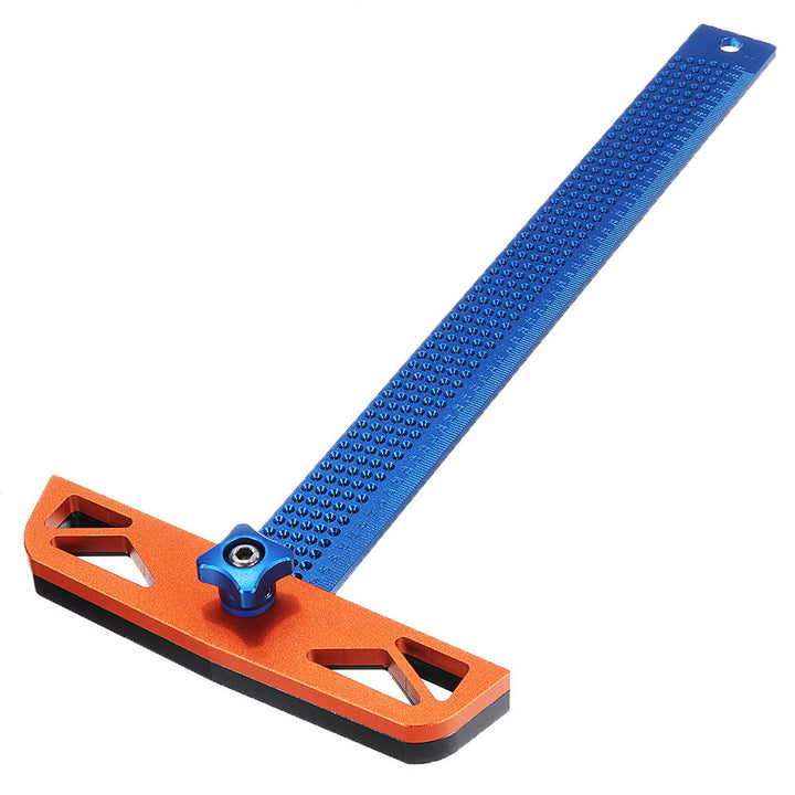 300,400mm Adjustable Angle Woodworking T Ruler Hole Positioning Crossed Marking Gauge Scriber Measuring Tool Image 2