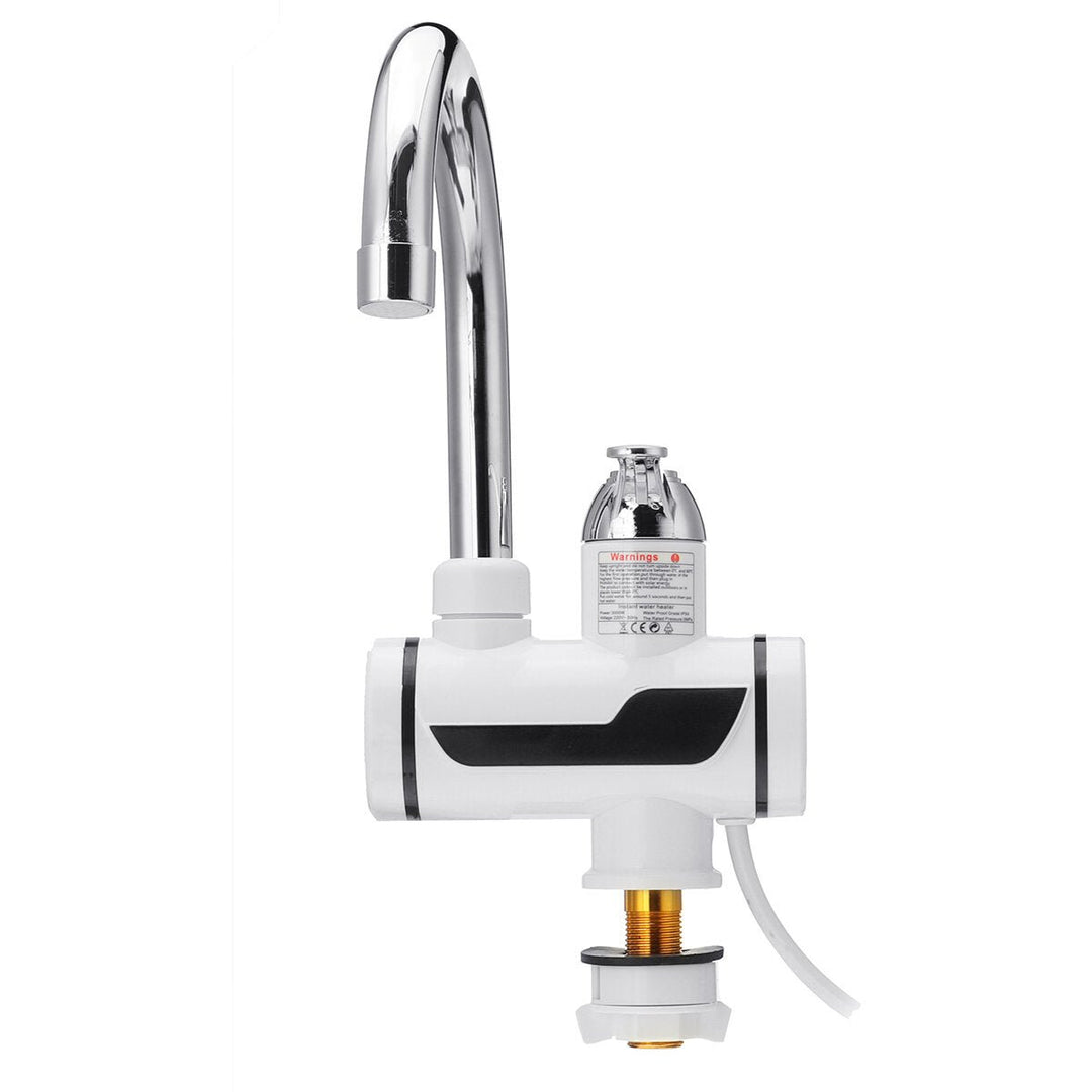 3000W 220V Electric Faucet Tap Hot Water Heater Instant LED Display For Home Bathroom Kitchen With Showerhead Image 4