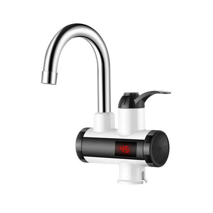 3000W Instant Electric Faucet Under Inflow,Lateral Inflow Kitchen Hot Water Heater Tap Image 4