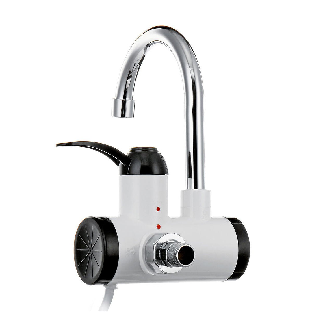 3000W Instant Electric Faucet Under Inflow,Lateral Inflow Kitchen Hot Water Heater Tap Image 5