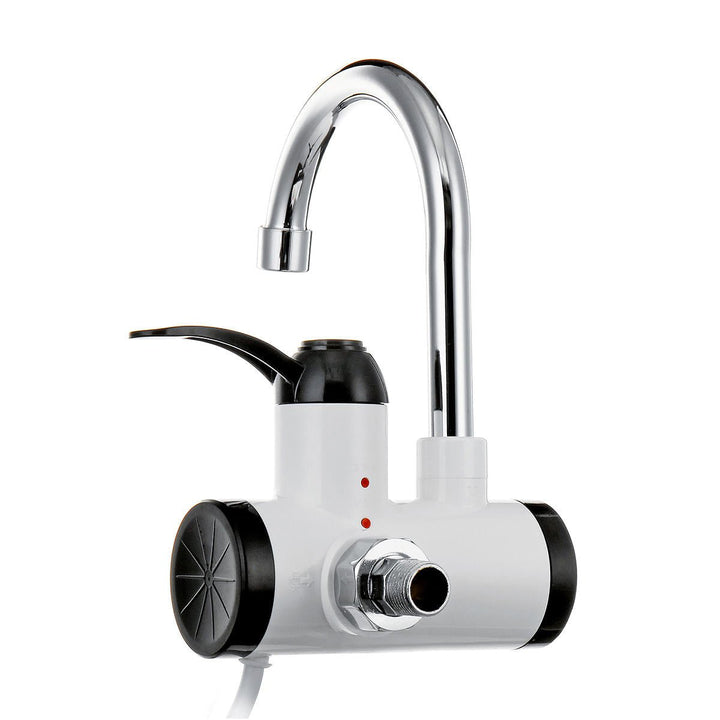 3000W Instant Electric Faucet Under Inflow,Lateral Inflow Kitchen Hot Water Heater Tap Image 5