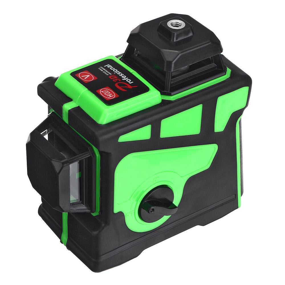 3D 12 Line Green Light Laser Level Digital Self Leveling 360 Rotary Measure Image 2