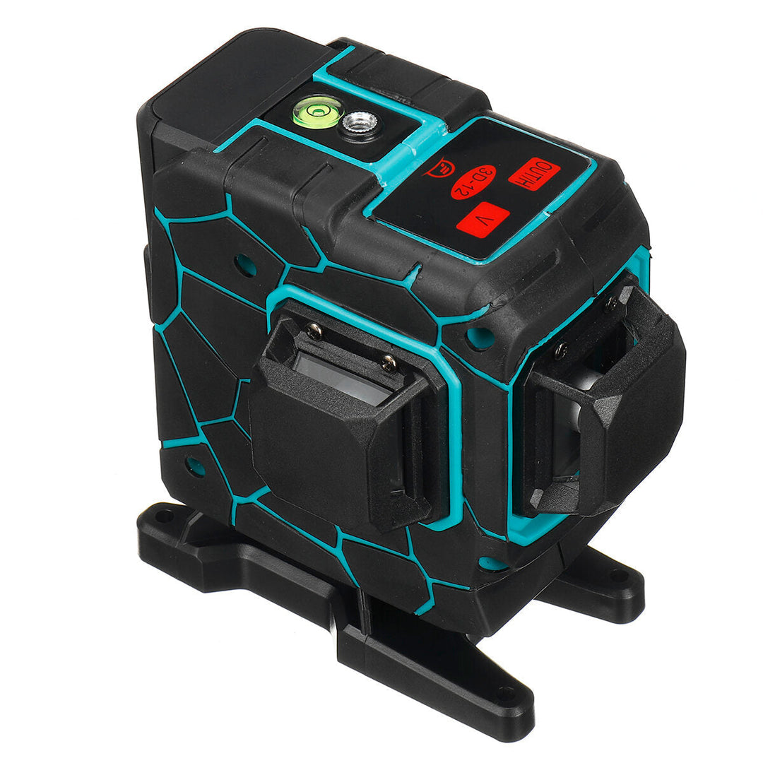 3D 12 Line Green Light Laser Level Digital Self Leveling 360 Rotary Measure Tool Image 2