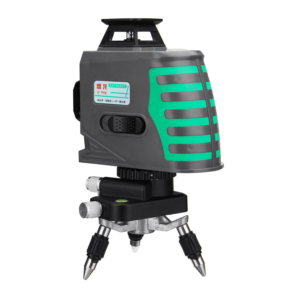 3D 12 Lines Laser Level Self-Leveling 3x360 Green,Blue Light + Bracket + Holder Image 2