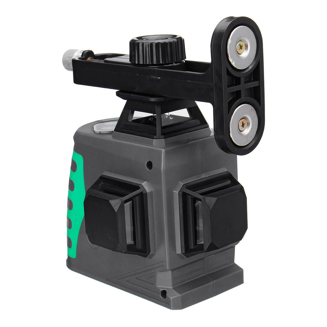 3D 12 Lines Laser Level Self-Leveling 3x360 Green,Blue Light + Bracket + Holder Image 3