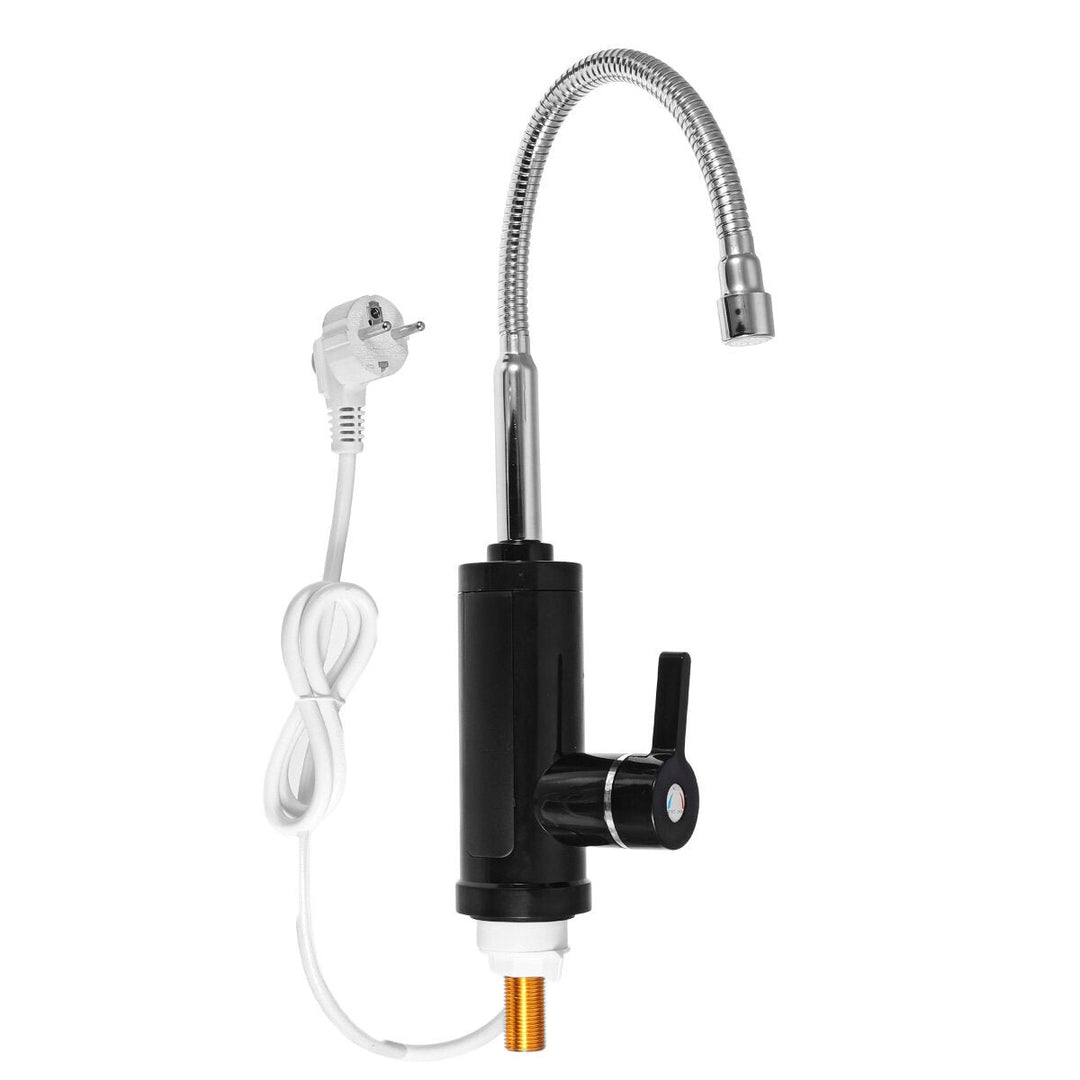 3KW Instant Hot Water Tap Electric Faucet Heater Kitchen Temperature Display Image 1