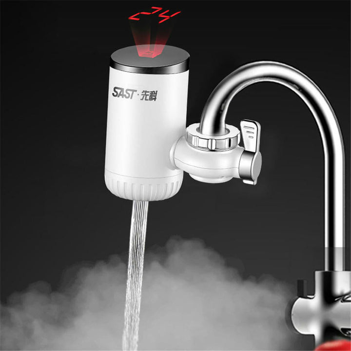 3000W Electric Tankless Hot Water Heater Faucet 3s Instant Heating Digital Display Bathroom Kitchen Tap IPX4 Waterproof Image 3