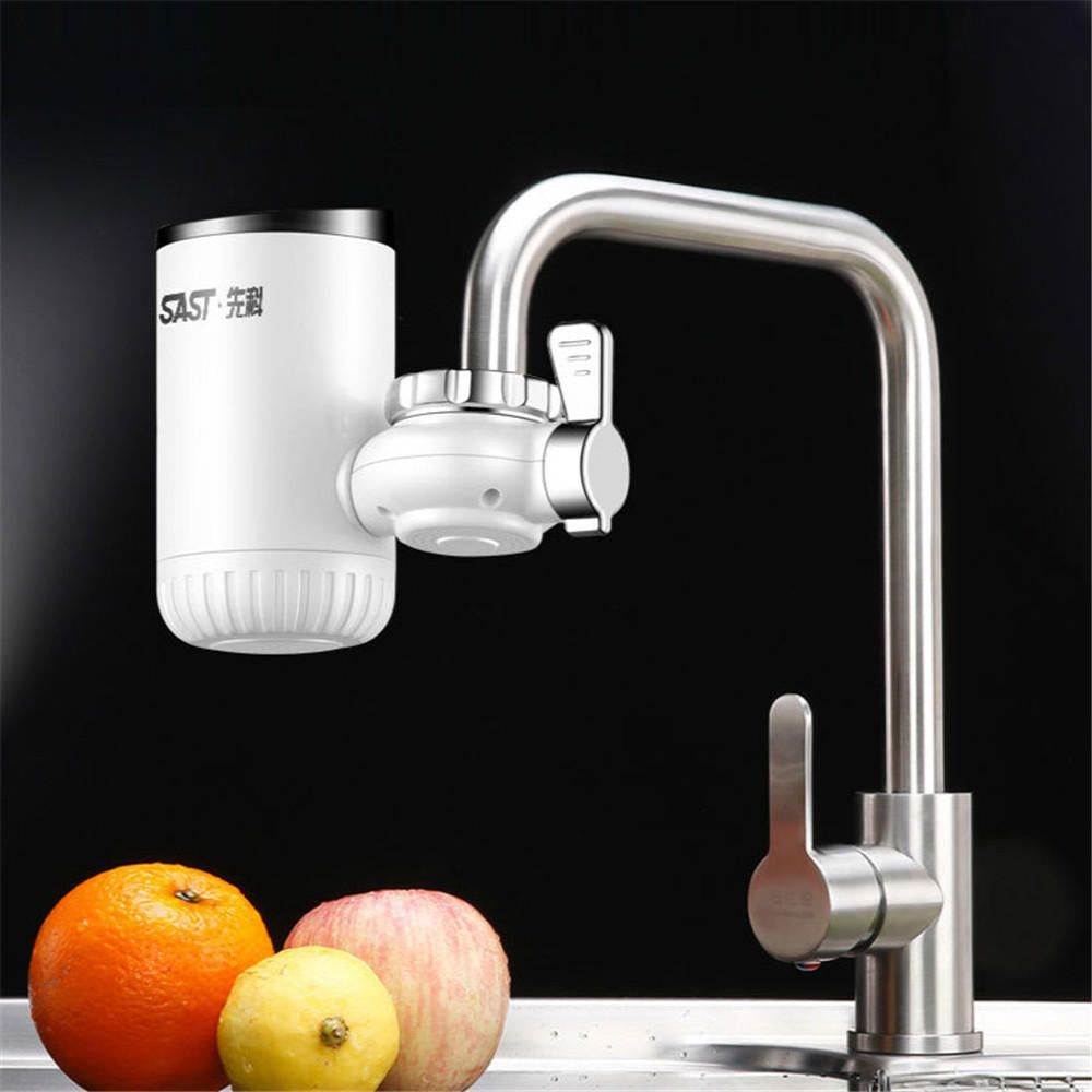 3000W Electric Tankless Hot Water Heater Faucet 3s Instant Heating Digital Display Bathroom Kitchen Tap IPX4 Waterproof Image 4