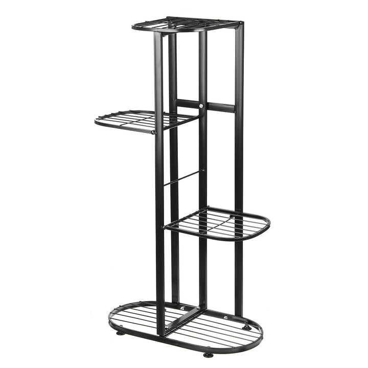 4 Tire Metal Plant Stand Display Shelf Home Garden Ornaments Image 8