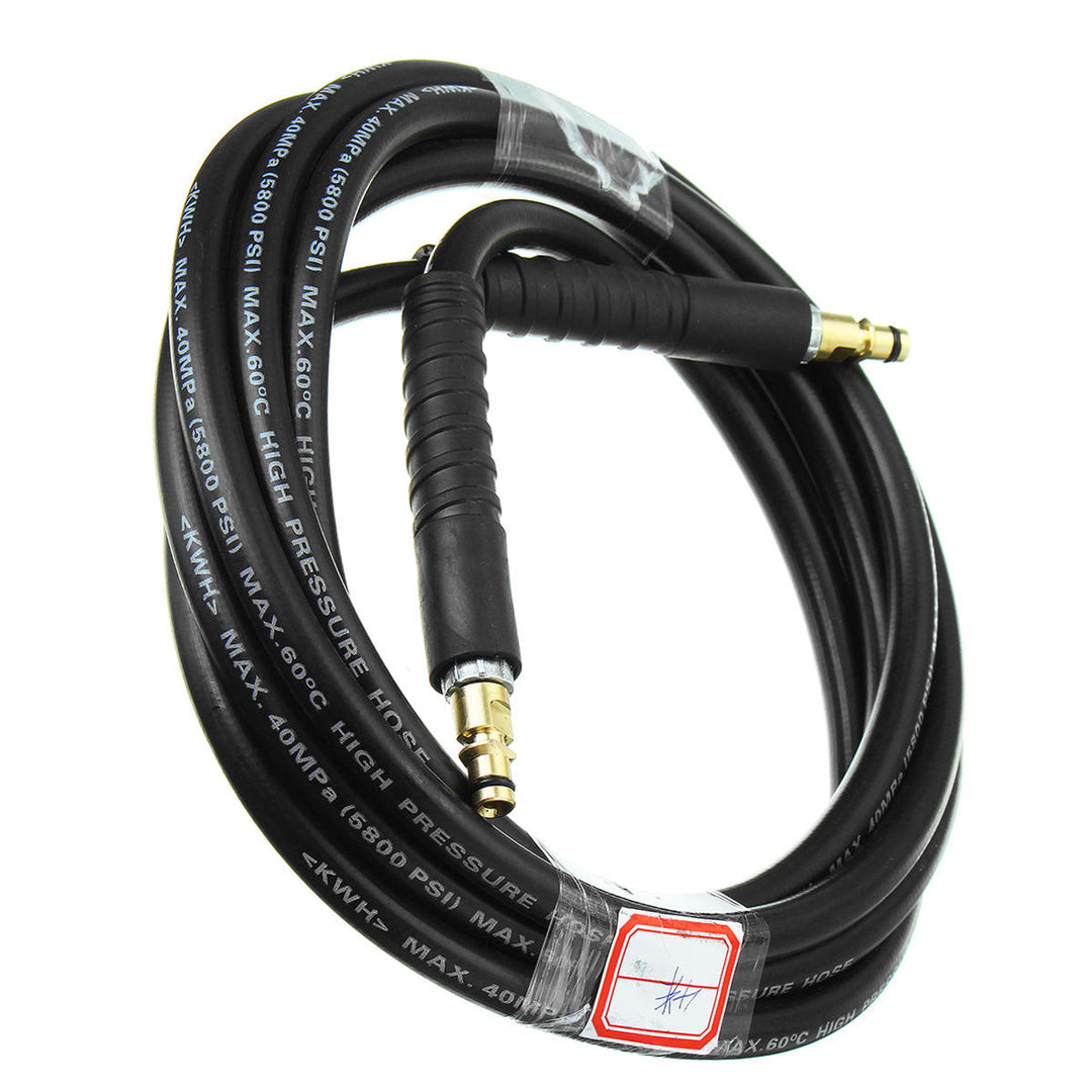 4,5,6m Pressure Washer Hose For KARCHER K Series Quick Fit Click Yellow Trigger NS,NS TR Image 4