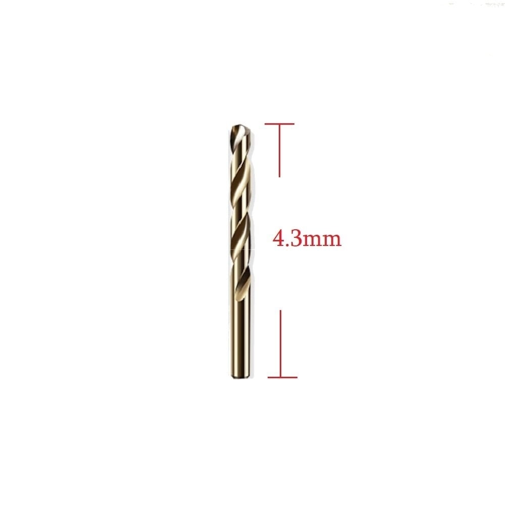 4.1-4.8MM Perforated Steel Stainless Steel Electric Drill Bit Containing Cobalt Tungsten Steel Alloy Suit Spiral Drill Image 5