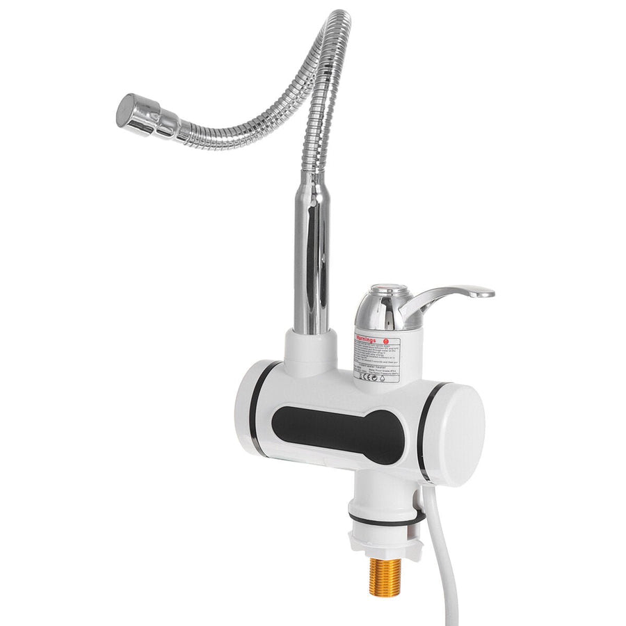 3000W Instant Hot Water Tap Electric Faucet Heater Kitchen With Temperature Display Image 1