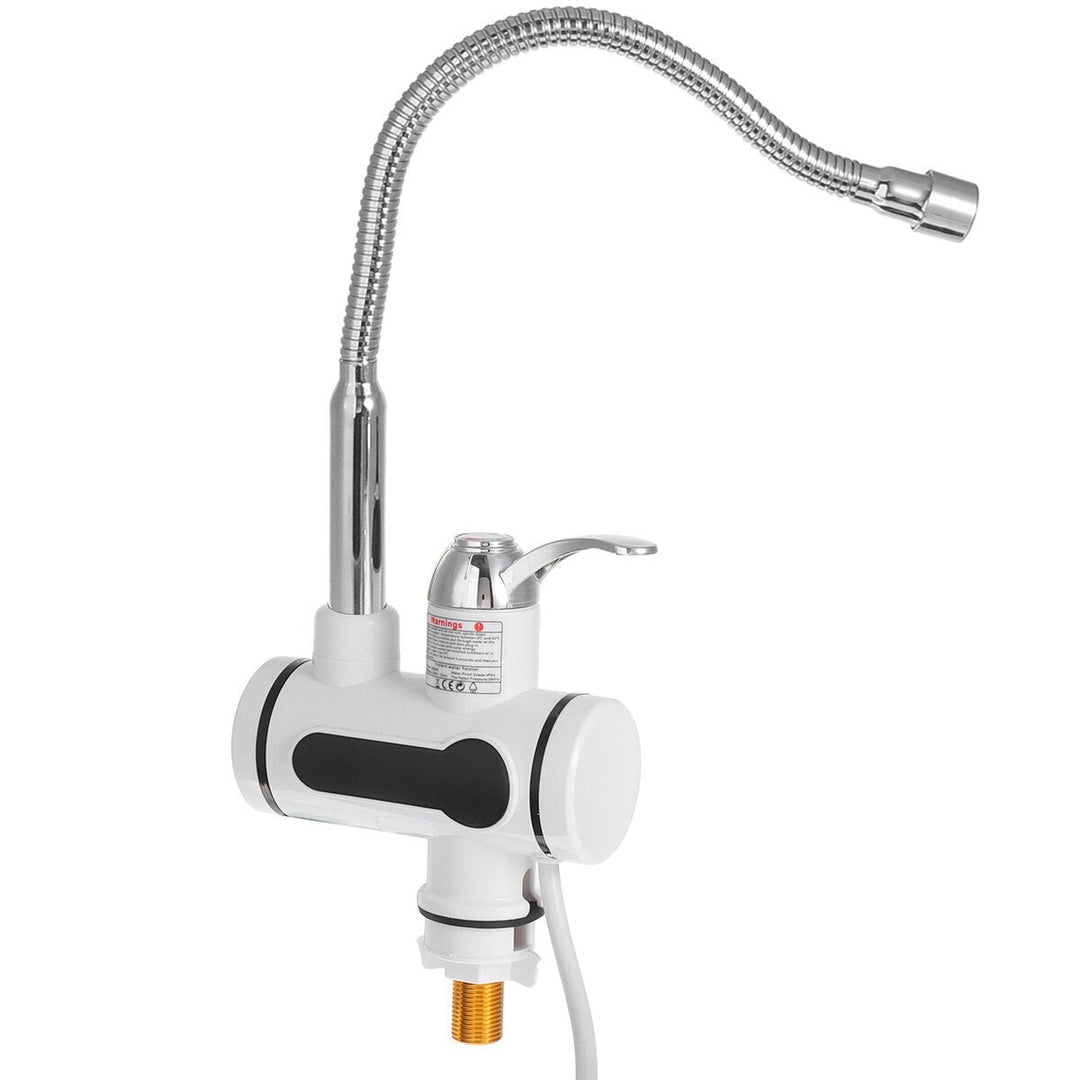 3000W Instant Hot Water Tap Electric Faucet Heater Kitchen With Temperature Display Image 4