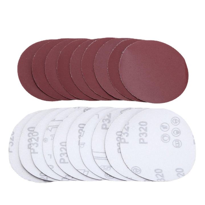 4 Inch Flocking Sandpaper Disc 40-2000 Grit Round Hook and Loop Polishing Sandpaper Image 3