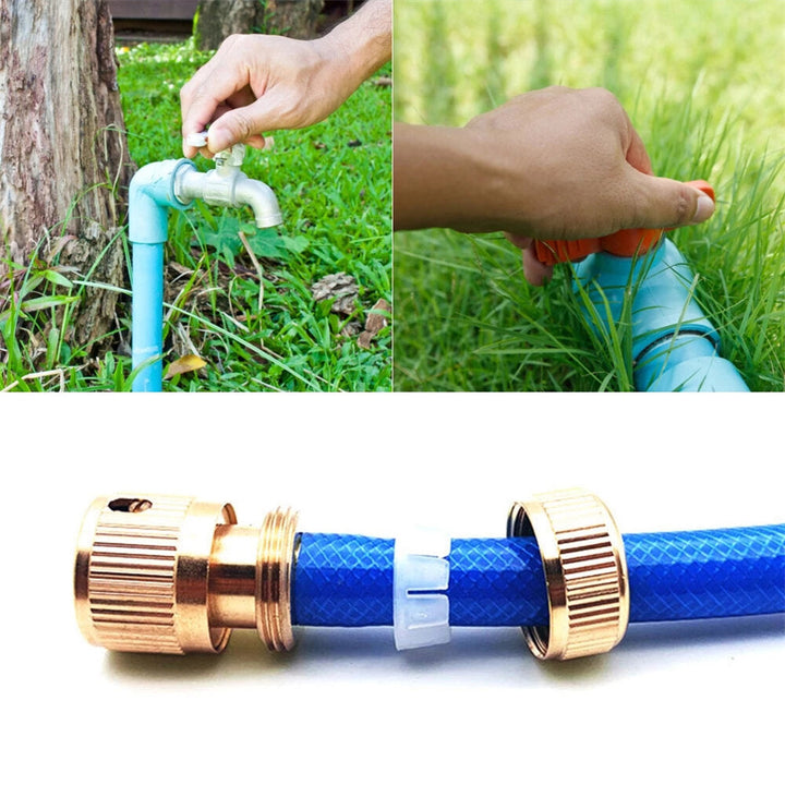 4 Points Water Tap Connector 1,2 inch Park Pipe Joints High Pressure Quick Connectors For Household Garden Supplies Image 2