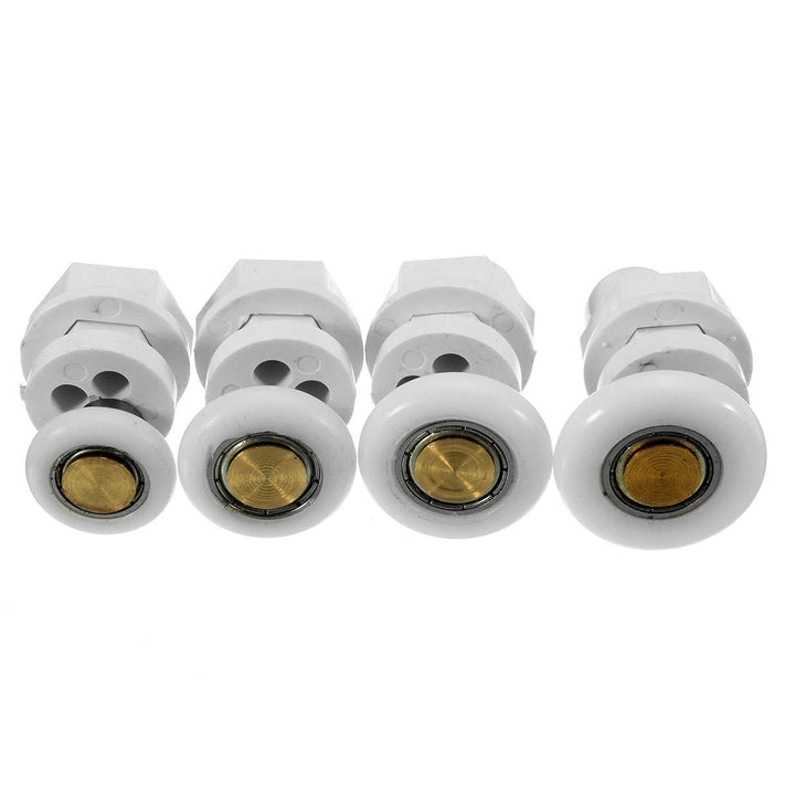 4pc Partiality Shower Bath Door Rollers Runners Wheels Pulleys Image 2