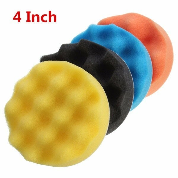 4pcs 3-7 Inch Buffing Polishing Sponge Pads kit for Car Polisher Image 3