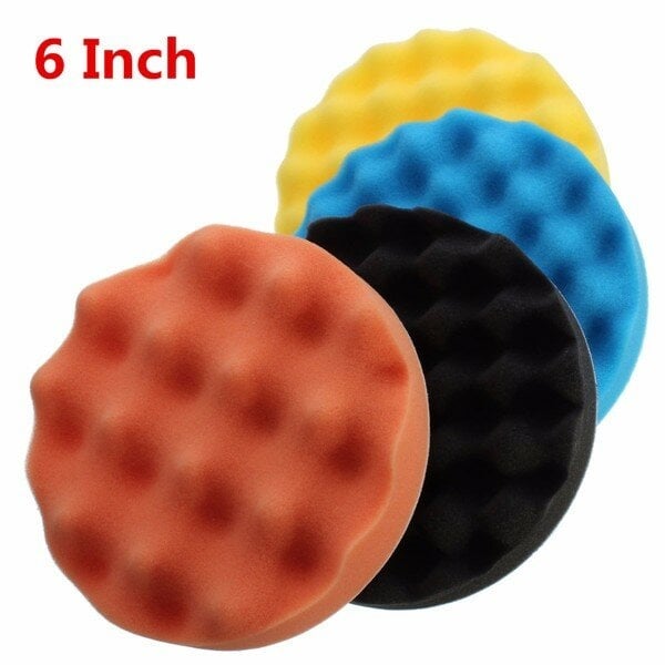 4pcs 3-7 Inch Buffing Polishing Sponge Pads kit for Car Polisher Image 4