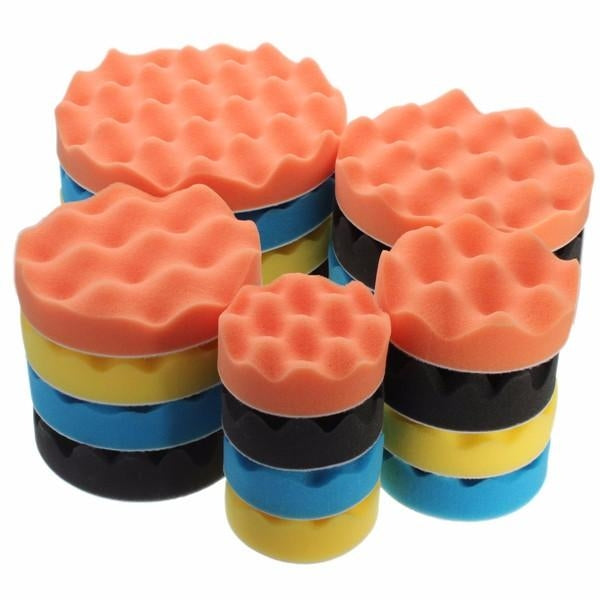 4pcs 3-7 Inch Buffing Polishing Sponge Pads kit for Car Polisher Image 7