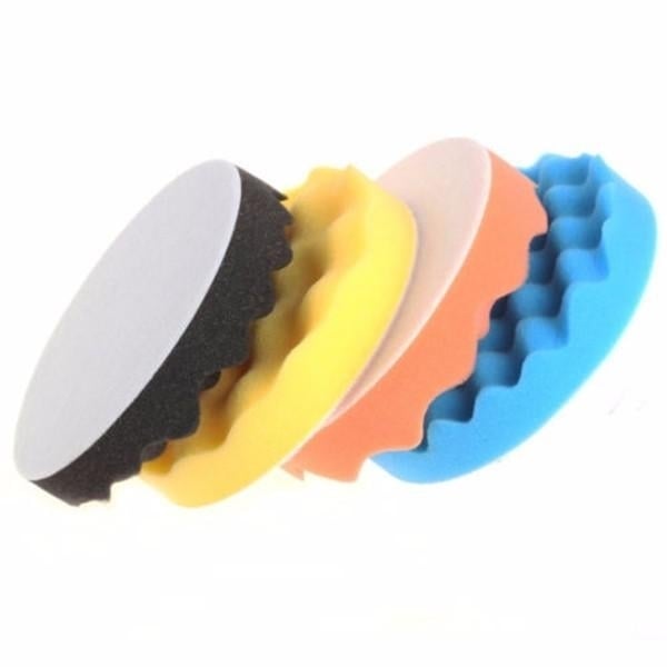 4pcs 3-7 Inch Buffing Polishing Sponge Pads kit for Car Polisher Image 12