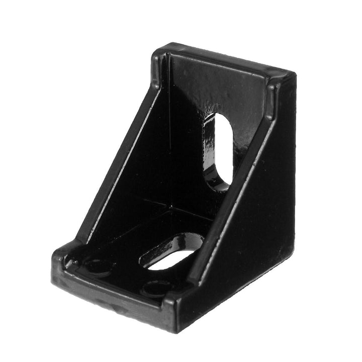 4Pcs Aluminium Black Angle Corner Joint 3030 Series Aluminum Extrusion 35x35mm Right Angle Bracket Image 1