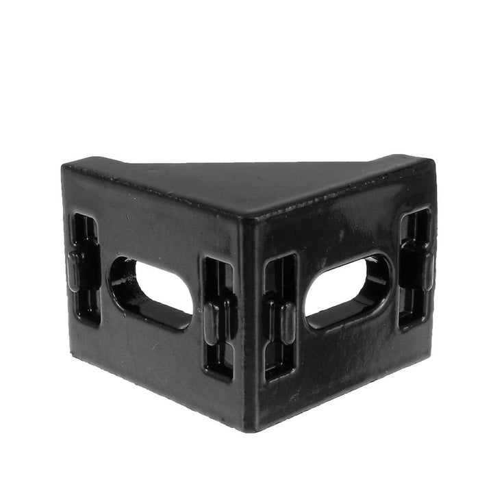 4Pcs Aluminium Black Angle Corner Joint 3030 Series Aluminum Extrusion 35x35mm Right Angle Bracket Image 5