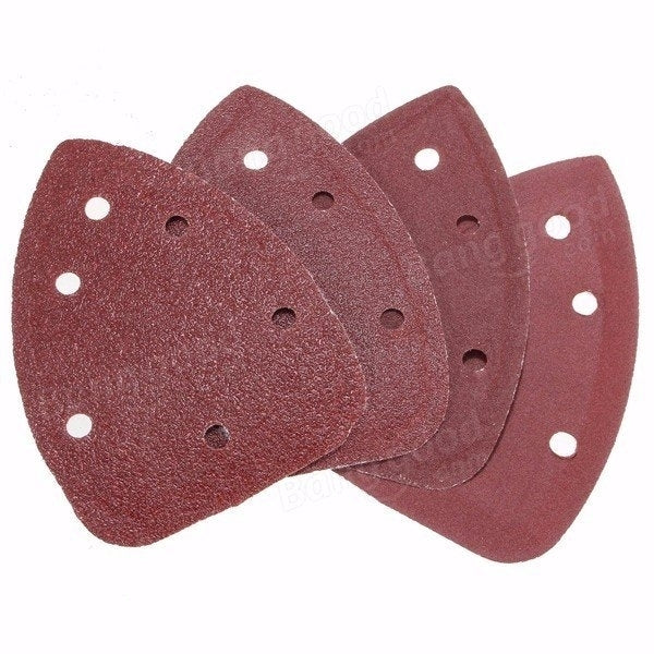 40pcs 60,80,120,240 Grit Mouse Sanding Sheets 140x100mm Triangle Sandpaper Sander Pads Image 2