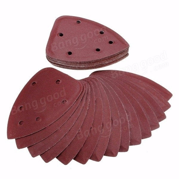 40pcs 60,80,120,240 Grit Mouse Sanding Sheets 140x100mm Triangle Sandpaper Sander Pads Image 3