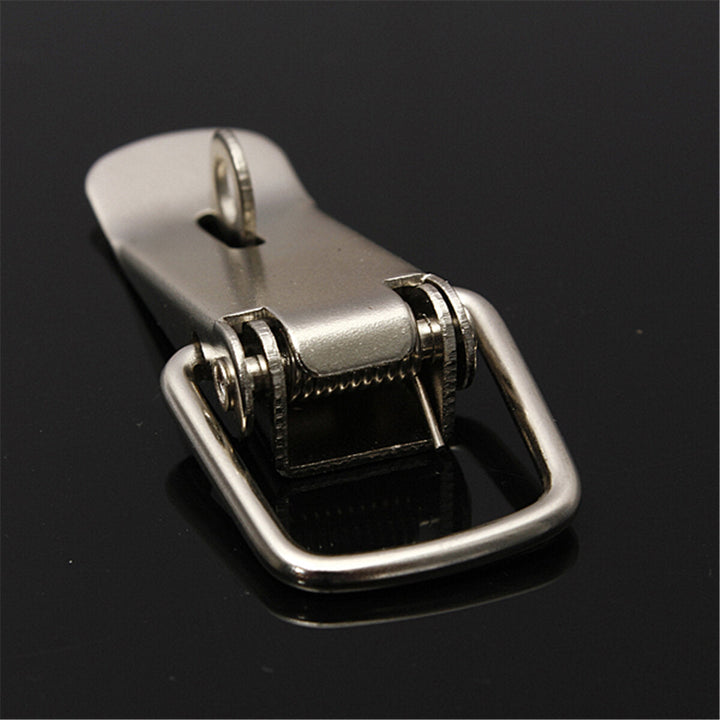 4PCS Case Box Chest Spring Stainless Tone Lock Toggle Latch Catch Clasp Image 7