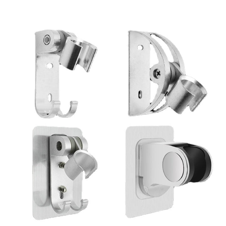 5 Type Shower Head Handset Holder Bathroom Wall Mount Bracket ABS Adjustable Punch Free Showerhead Base 45 Image 4