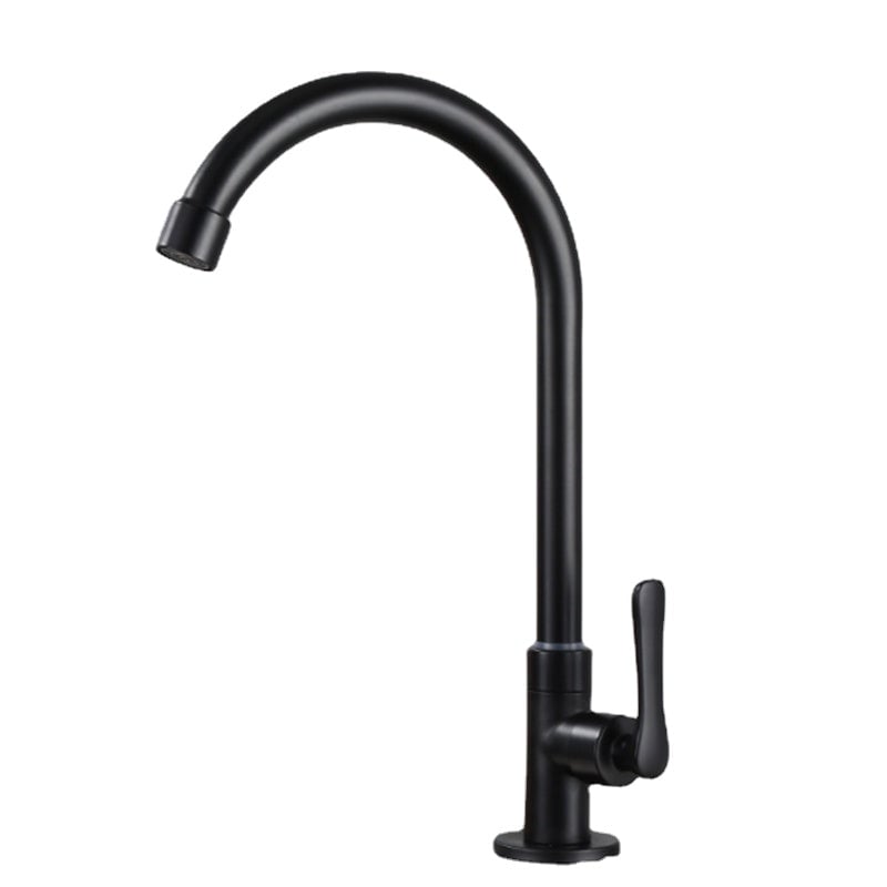 5 Type Brass Kitchen Sink Faucet Single Handle Cold Water Tap Wall Mount,Deck Mount 360 Rotate Flexible Spout Image 12