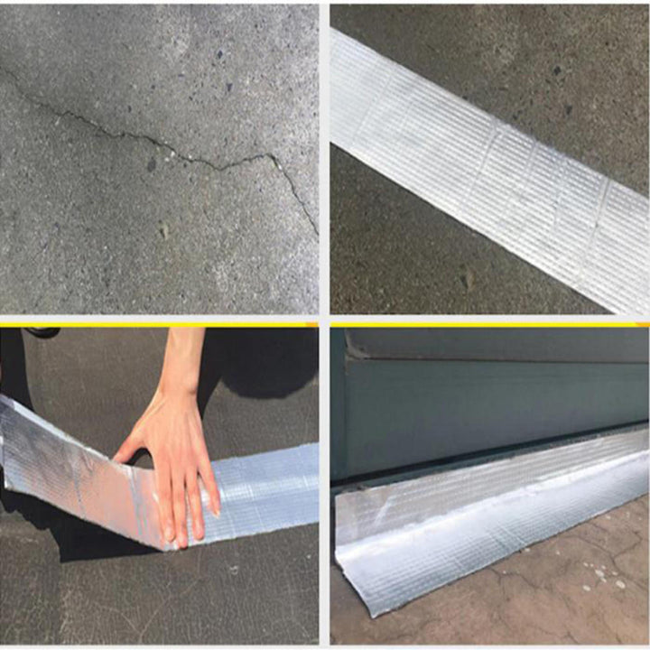 5M 1.0mm Mirror Butyl Rubber Tape Floor Roof Window Wall Waterproof Adhesive Stop Leak Sticker for Roof Pipe Marine Image 4