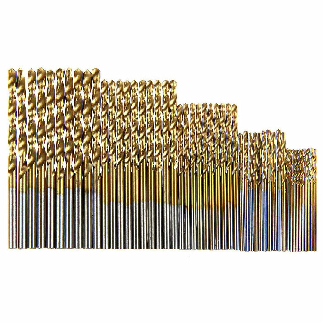 50PCS 1-3mm HSS Twist Drill Bit Set For Wood Plastic Aluminum Image 4