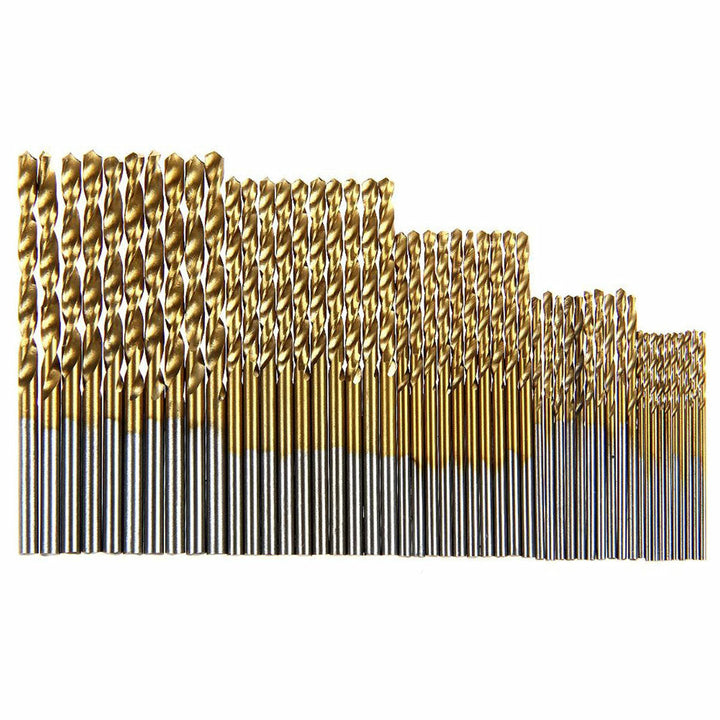 50PCS 1-3mm HSS Twist Drill Bit Set For Wood Plastic Aluminum Image 4