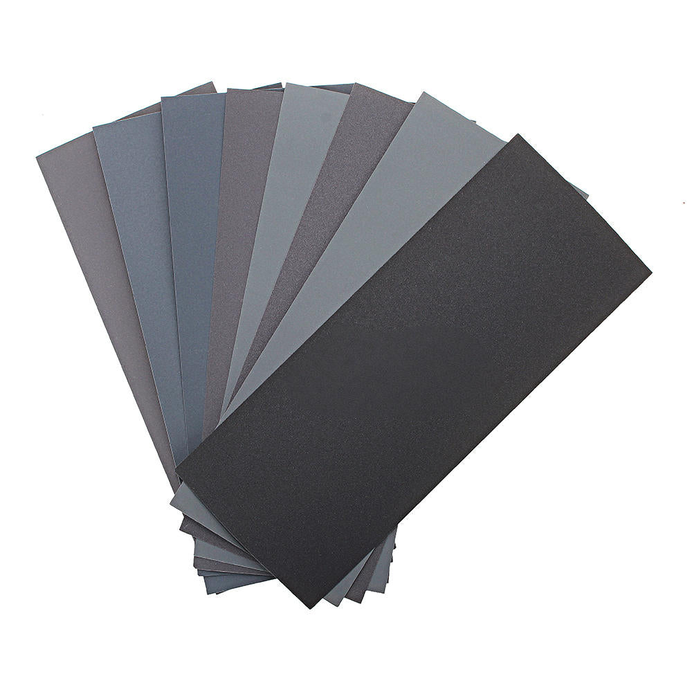 50pcs 230x93mm 320-2000 Dry Wet Amphibious Sand Sandpaper 320,400,600,800,1000,1200,1500,2000 Grit Image 2