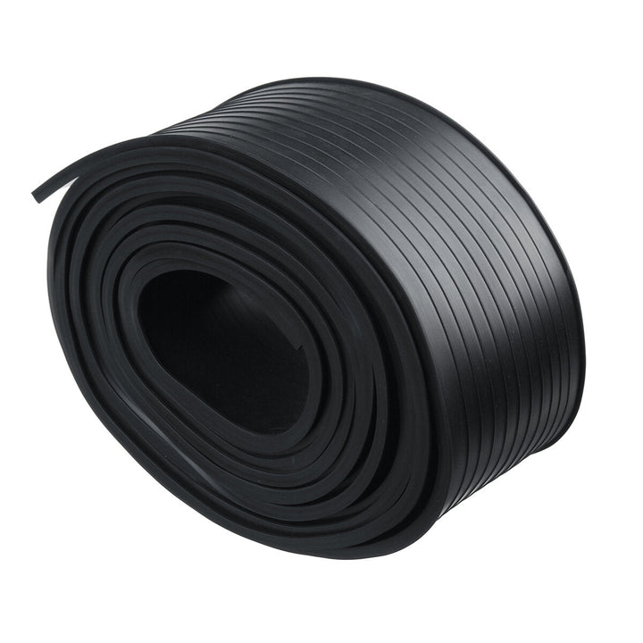 5M Rubber Strip Garage Door Bottom Weather Seal Trim T-End Buffer Anti-collision Damping For 16 Wide Doors Image 4