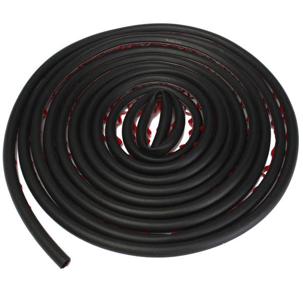 5M Small D Shape Car Truck Motor Door Hollow Rubber Seal Weather Strip 10x7.5mm Image 2