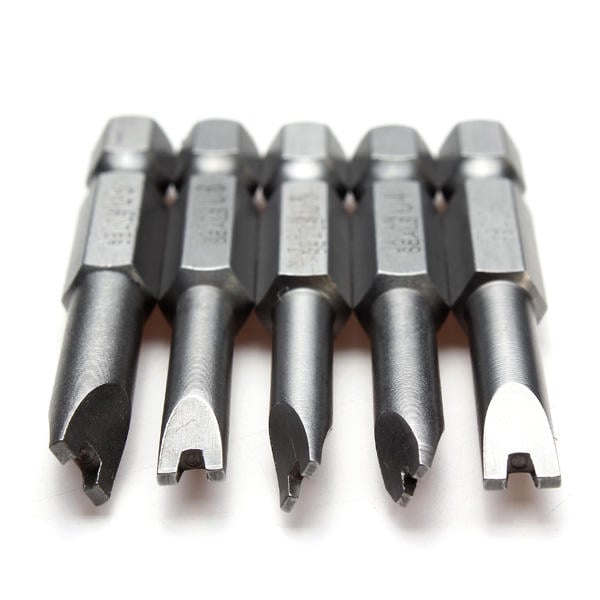 5pcs 50mm 1,4 Inch Hex Magnetic U-shaped Screwdriver Bits Image 3